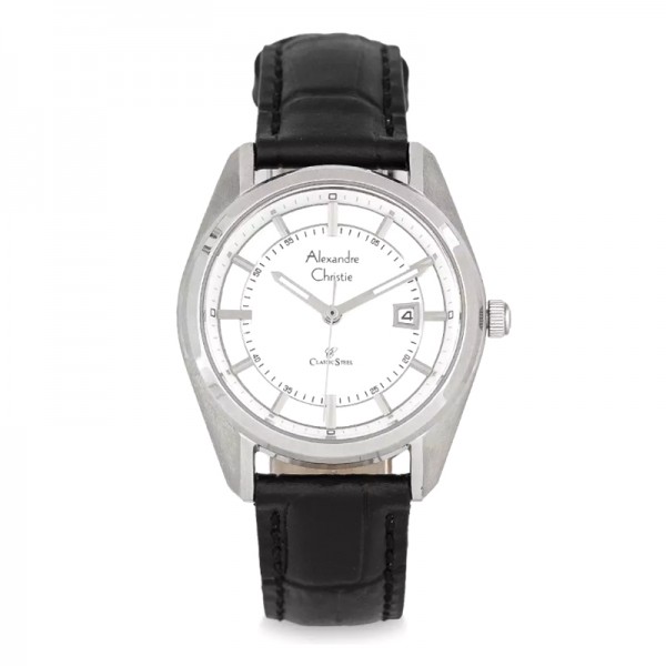 Alexandre Christie AC 8695 Silver White Lady Leather LDLSSSL